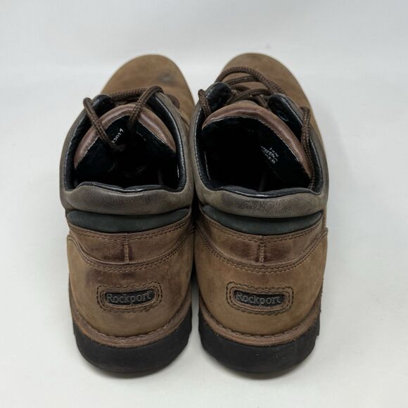 Rockport Waterproof Chukka Boots Mens 13 N Narrow Brown Leather Preppy Gorpcore - Picture 10 of 16